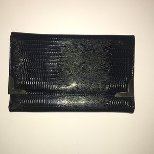Black evening clutch
